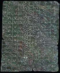 Votive Plaque with a Venetic Inscription, from Italy